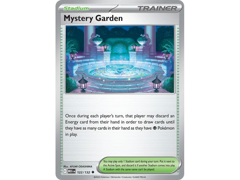 Mystery Garden (Uncommon/Reverse Holofoil) – ME01 Mega Evolution | Carta POKEMON en México