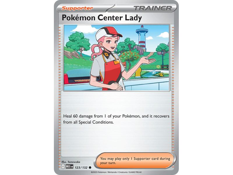 Pokemon Center Lady (Common/Reverse Holofoil) – ME01 Mega Evolution | Carta POKEMON en México