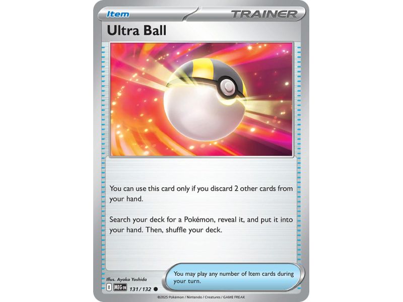 Ultra Ball (Uncommon/Reverse Holofoil) – ME01 Mega Evolution | Carta POKEMON en México