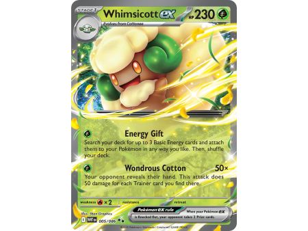 Whimsicott ex (Double Rare) – SV10.5 White Flare | Carta POKEMON en México