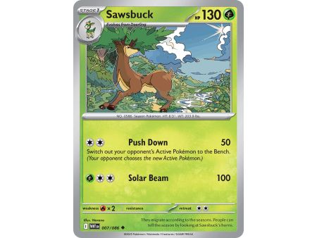 Sawsbuck (Uncommon) – SV10.5 White Flare | Carta POKEMON en México