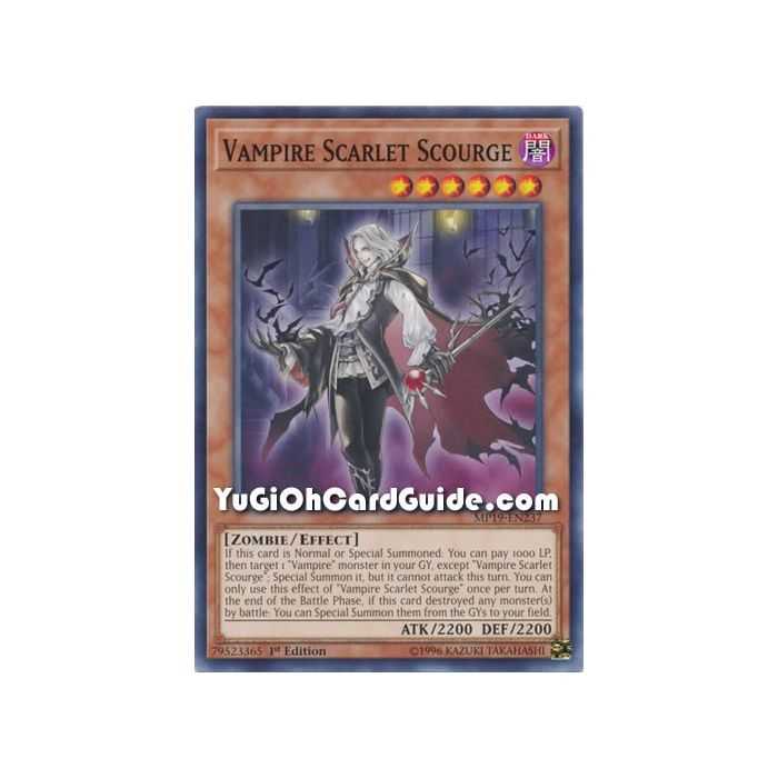Vampire Scarlet Scourge (Common) – 2019 Gold Sarcophagus Mega Pack | Carta YUGIOH en México