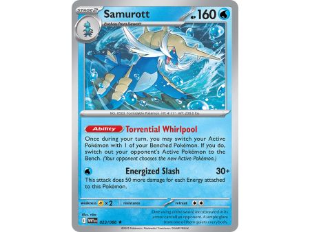 Samurott (Rare Holofoil) – SV10.5 White Flare | Carta POKEMON en México