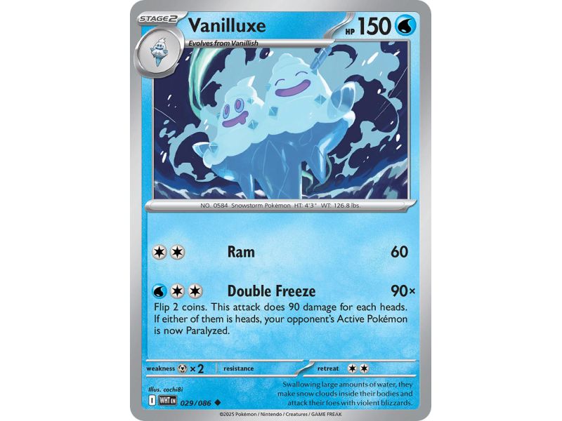 Vanilluxe (Uncommon) – SV10.5 White Flare | Carta POKEMON en México