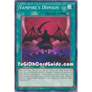 Vampire's Domain (Common) – 2019 Gold Sarcophagus Mega Pack | Carta YUGIOH en México