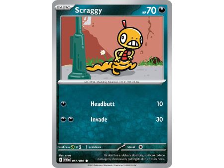 Scraggy (Common) – SV10.5 White Flare | Carta POKEMON en México