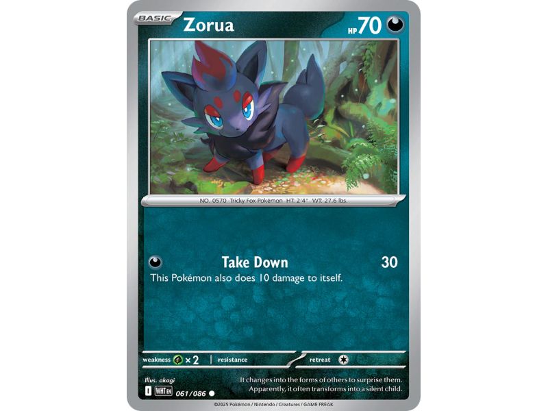 Zorua (Common) – SV10.5 White Flare | Carta POKEMON en México