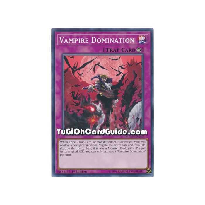 Vampire Domination (Common) – 2019 Gold Sarcophagus Mega Pack | Carta YUGIOH en México