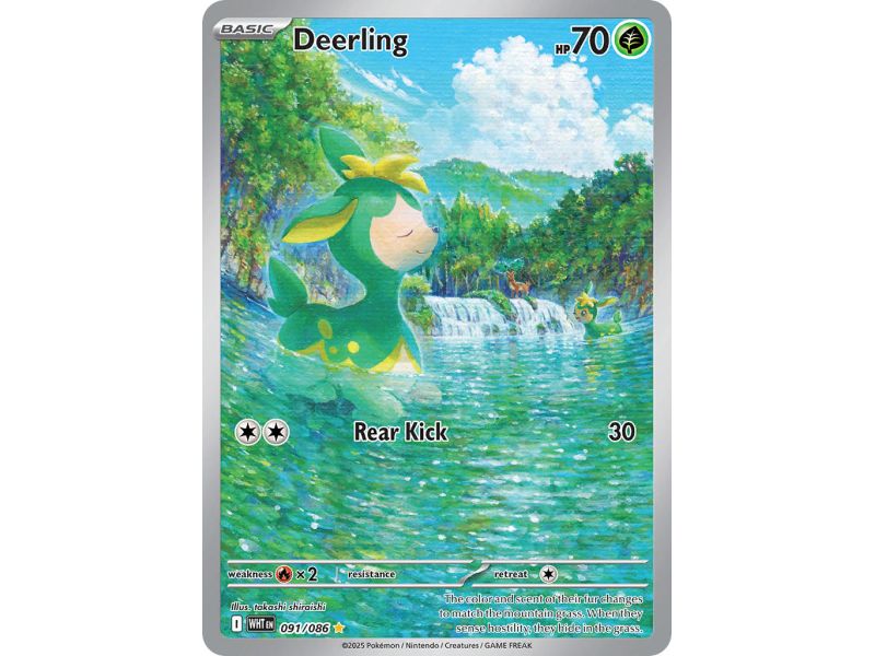 Deerling (Illustration Rare) – SV10.5 White Flare | Carta POKEMON en México