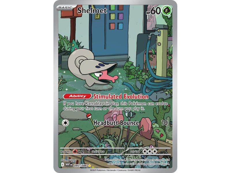 Shelmet (Illustration Rare) – SV10.5 White Flare | Carta POKEMON en México