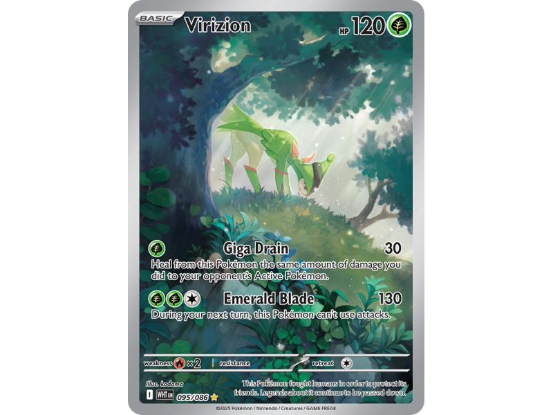 Virizion (Illustration Rare) – SV10.5 White Flare | Carta POKEMON en México