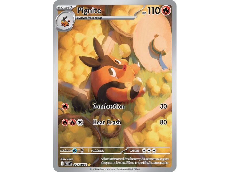 Pignite (Illustration Rare) – SV10.5 White Flare | Carta POKEMON en México