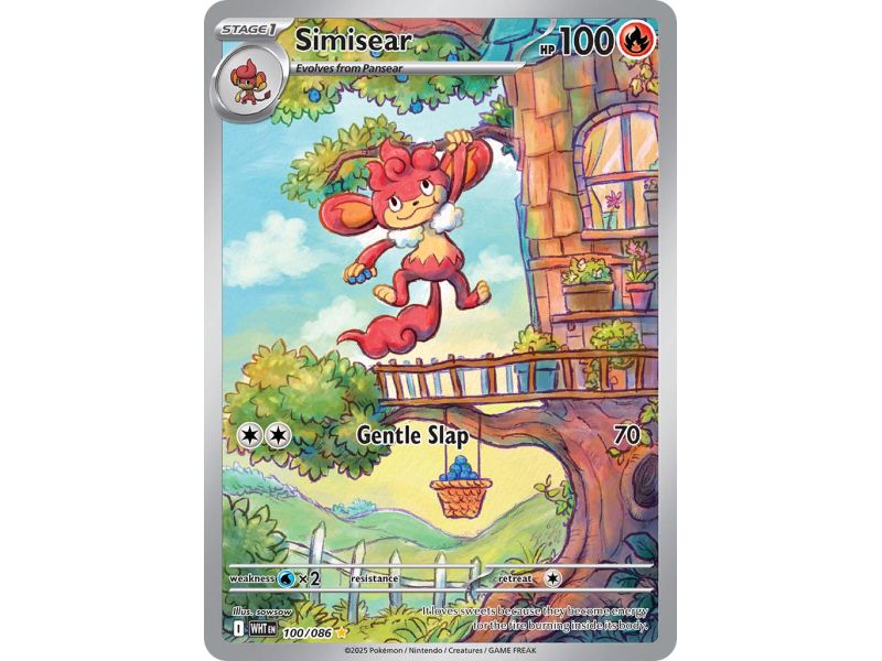 Simisear (Illustration Rare) – SV10.5 White Flare | Carta POKEMON en México