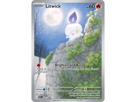 Litwick (Illustration Rare) – SV10.5 White Flare | Carta POKEMON en México
