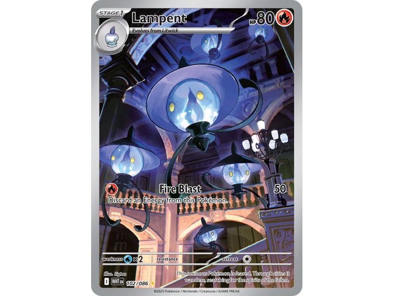 Lampent (Illustration Rare) – SV10.5 White Flare | Carta POKEMON en México