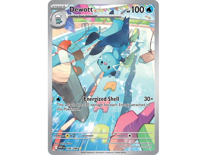 Dewott (Illustration Rare) – SV10.5 White Flare | Carta POKEMON en México