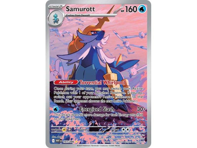 Samurott (Illustration Rare) – SV10.5 White Flare | Carta POKEMON en México