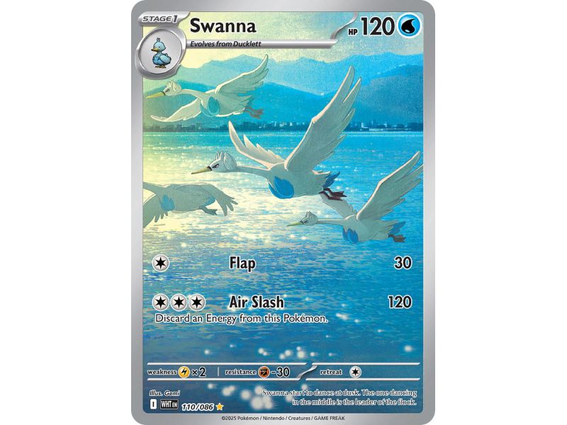 Swanna (Illustration Rare) – SV10.5 White Flare | Carta POKEMON en México