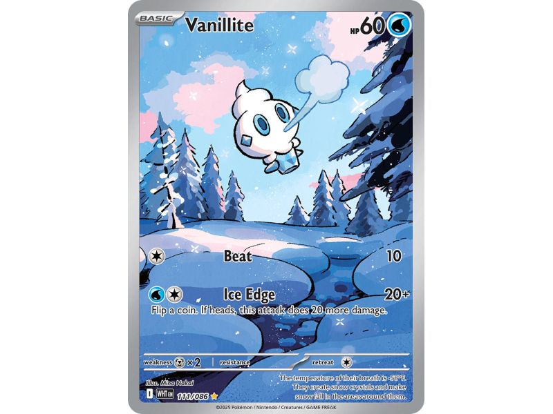 Vanillite (Illustration Rare) – SV10.5 White Flare | Carta POKEMON en México