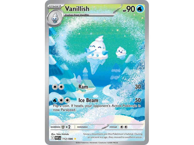 Vanillish (Illustration Rare) – SV10.5 White Flare | Carta POKEMON en México