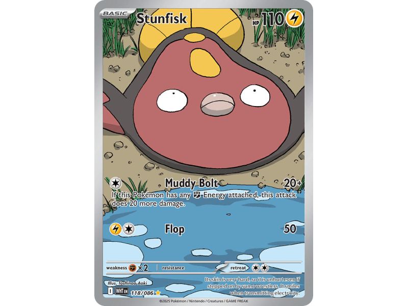 Stunfisk (Illustration Rare) – SV10.5 White Flare | Carta POKEMON en México