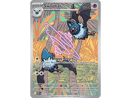 Swoobat (Illustration Rare) – SV10.5 White Flare | Carta POKEMON en México