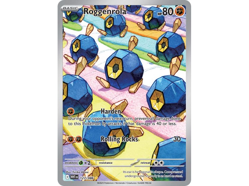 Roggenrola (Illustration Rare) – SV10.5 White Flare | Carta POKEMON en México