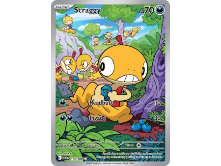 Scraggy (Illustration Rare) – SV10.5 White Flare | Carta POKEMON en México