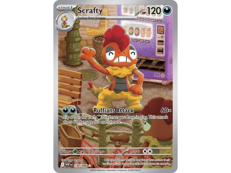 Scrafty (Illustration Rare) – SV10.5 White Flare | Carta POKEMON en México