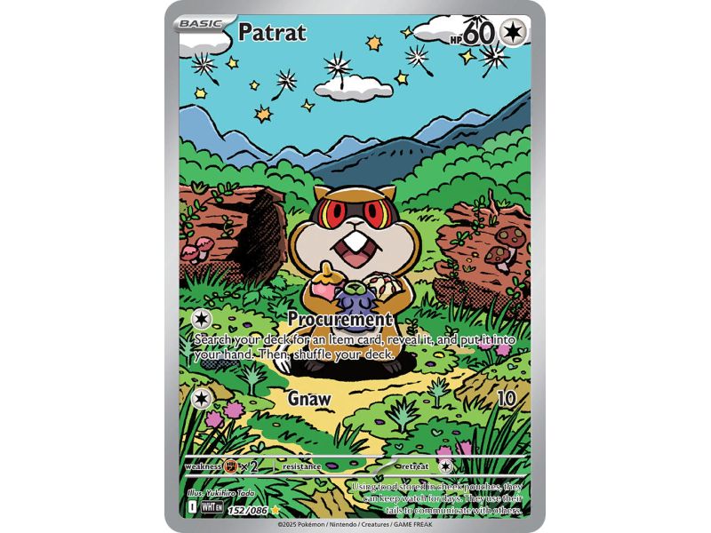Patrat (Illustration Rare) – SV10.5 White Flare | Carta POKEMON en México