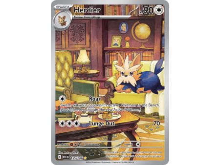 Herdier (Illustration Rare) – SV10.5 White Flare | Carta POKEMON en México