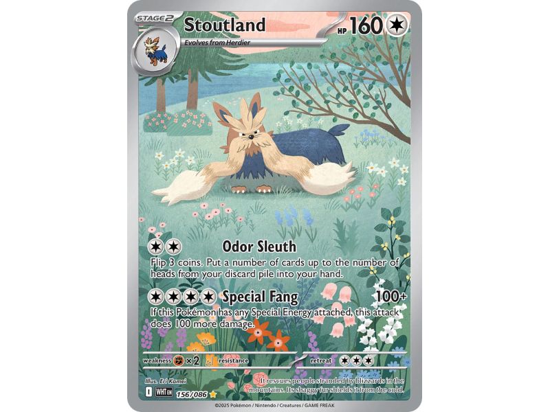 Stoutland (Illustration Rare) – SV10.5 White Flare | Carta POKEMON en México