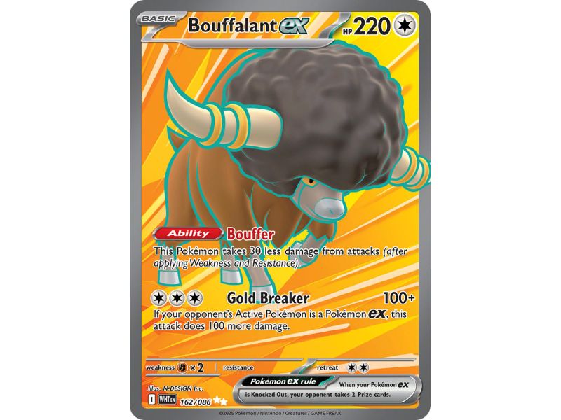 Bouffalant ex (Ultra Rare) – SV10.5 White Flare | Carta POKEMON en México