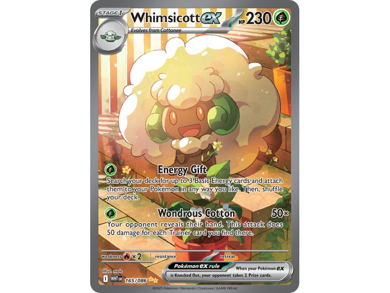 Whimsicott ex (Special Illustration Rare) – SV10.5 White Flare | Carta POKEMON en México