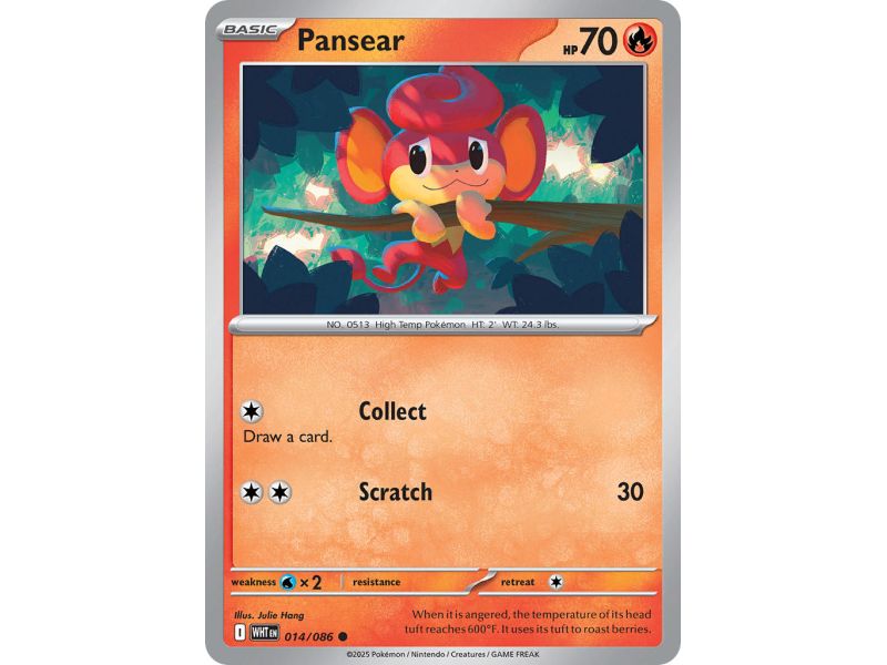 Pansear (Master Ball Pattern) – SV10.5 White Flare | Carta POKEMON en México