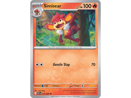 Simisear (Master Ball Pattern) – SV10.5 White Flare | Carta POKEMON en México