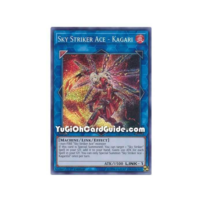 Sky Striker Ace - Kagari (Prismatic Secret Rare) – 2019 Gold Sarcophagus Mega Pack | Carta YUGIOH en México