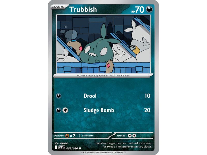 Trubbish (Master Ball Pattern) – SV10.5 White Flare | Carta POKEMON en México