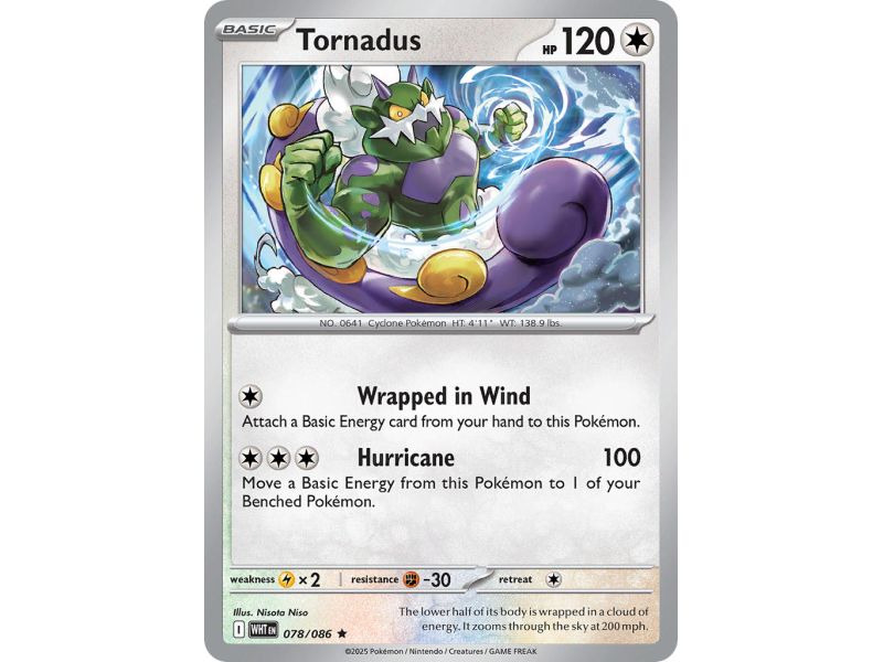 Tornadus (Master Ball Pattern) – SV10.5 White Flare | Carta POKEMON en México