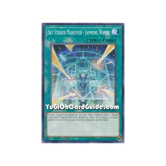 Sky Striker Maneuver - Jamming Waves! (Common) – 2019 Gold Sarcophagus Mega Pack | Carta YUGIOH en México