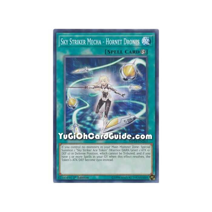 Sky Striker Mecha - Hornet Drones (Common) – 2019 Gold Sarcophagus Mega Pack | Carta YUGIOH en México