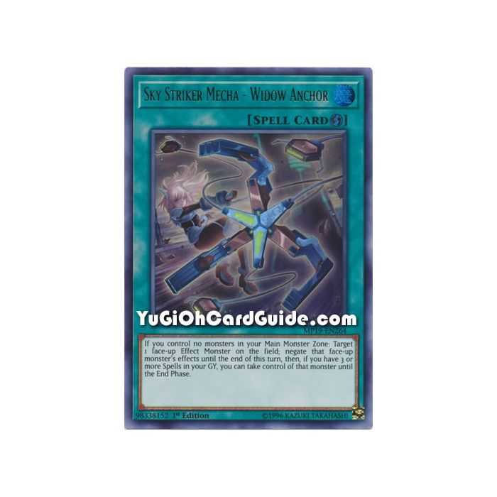 Sky Striker Mecha - Widow Anchor (Ultra Rare) – 2019 Gold Sarcophagus Mega Pack | Carta YUGIOH en México