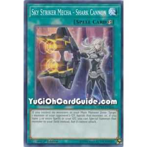 Sky Striker Mecha - Shark Cannon (Common) – 2019 Gold Sarcophagus Mega Pack | Carta YUGIOH en México