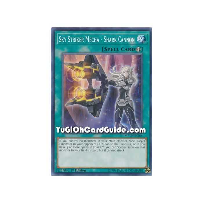 Sky Striker Mecha - Shark Cannon (Common) – 2019 Gold Sarcophagus Mega Pack | Carta YUGIOH en México