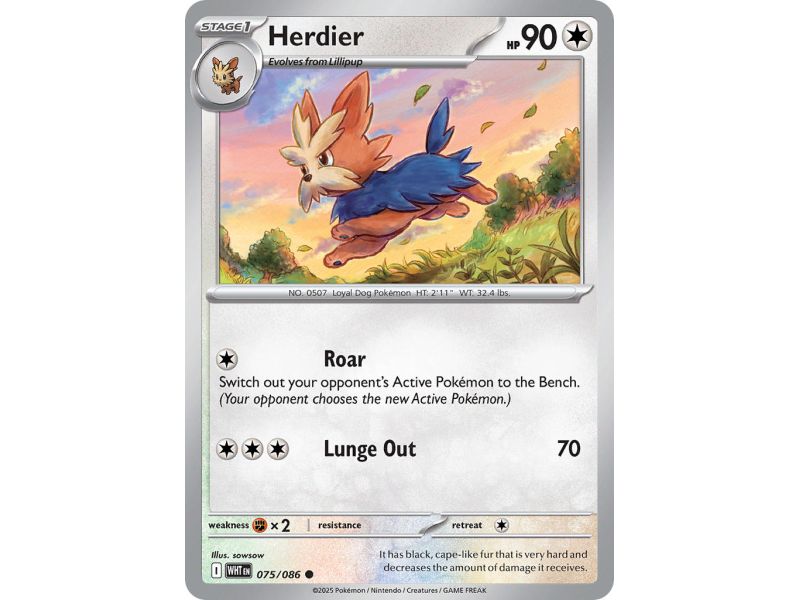 Herdier (Poke Ball Pattern) – SV10.5 White Flare | Carta POKEMON en México