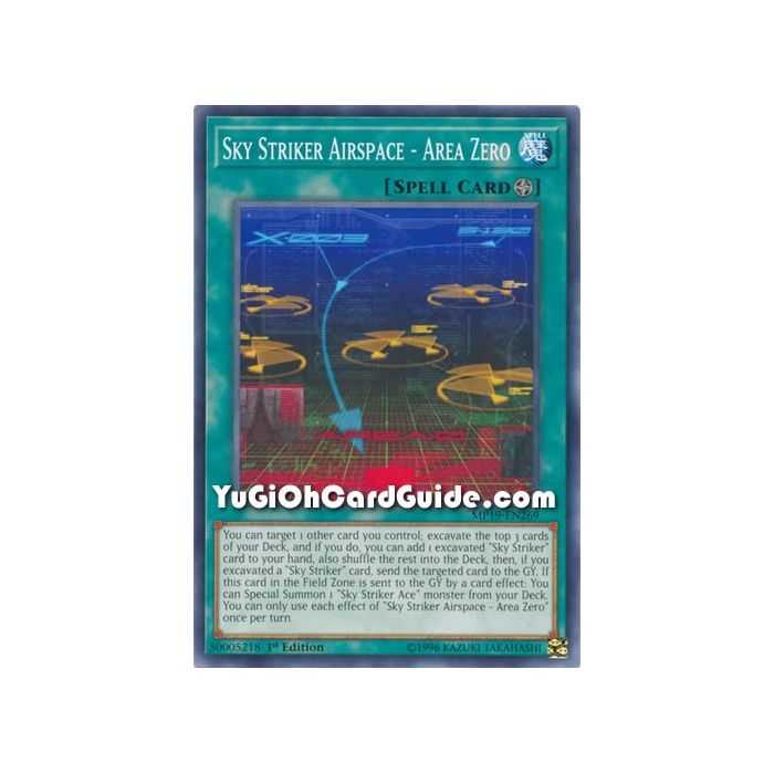 Sky Striker Airspace - Area Zero (Common) – 2019 Gold Sarcophagus Mega Pack | Carta YUGIOH en México
