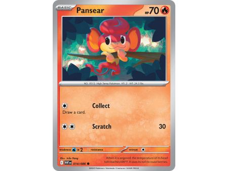 Pansear (Common/Reverse Holofoil) – SV10.5 White Flare | Carta POKEMON en México