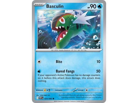 Basculin (Common/Reverse Holofoil) – SV10.5 White Flare | Carta POKEMON en México