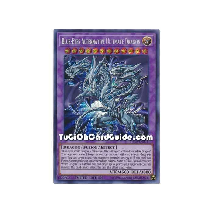 Blue-Eyes Alternative Ultimate Dragon (Prismatic Secret Rare) – Spirit Warriors | Carta YUGIOH en México