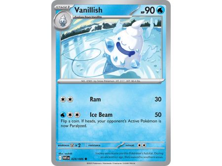Vanillish (Common/Reverse Holofoil) – SV10.5 White Flare | Carta POKEMON en México